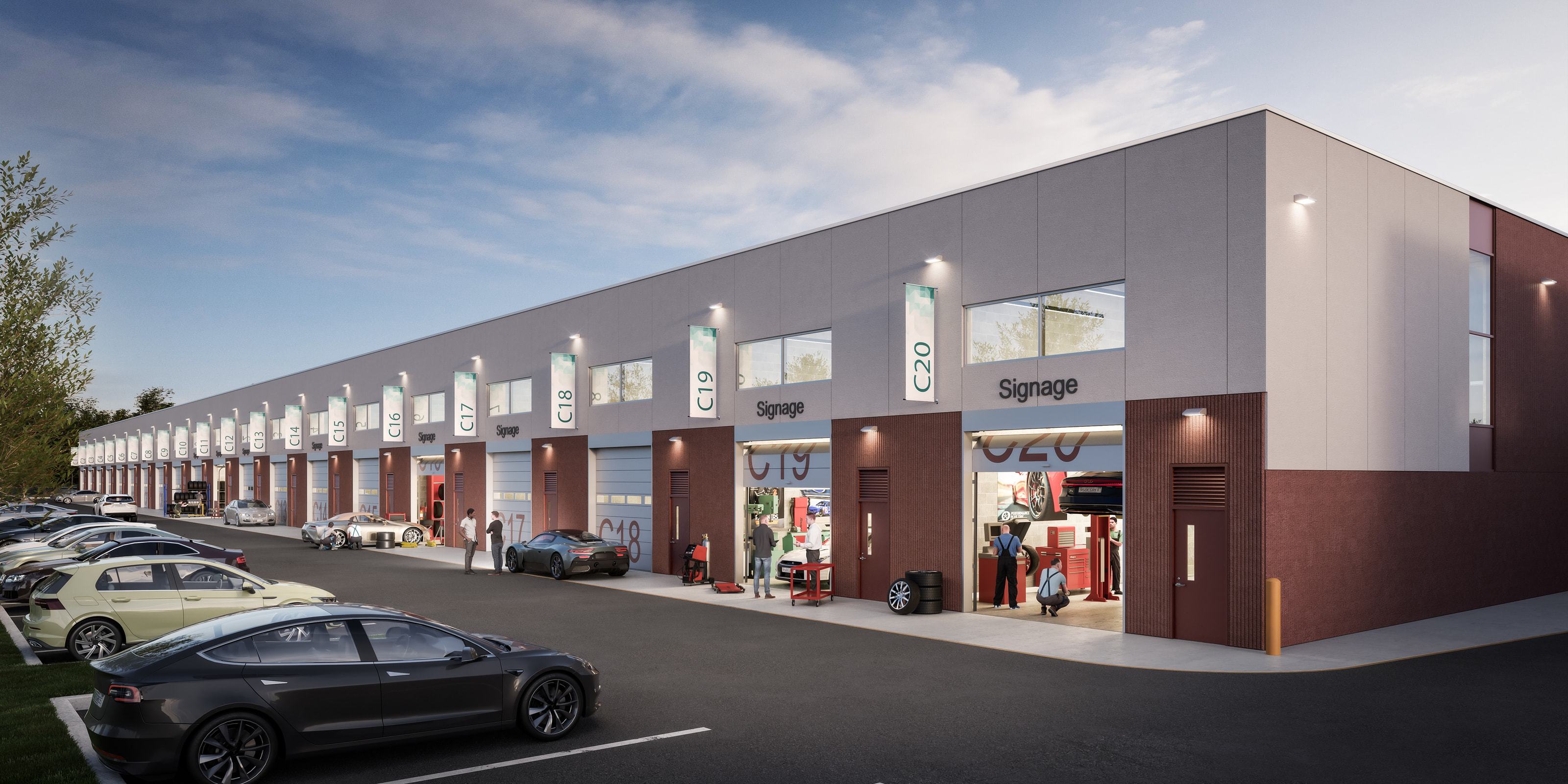 Rendering related to Building C